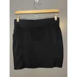 OLO Black Mini Skirt Womens Medium Pencil Stretch Pull On Elastic Waist Short Photo 1
