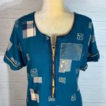 Juliet dresses Juliet teal print maxi dress size L womens Photo 6