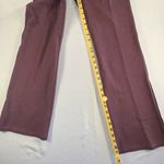 Betabrand  Classic Dress Pant Yoga Pant Bootcut Size Medium Heather Burgundy Chic Photo 4
