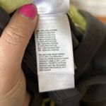 The North Face Grey Lime Green Long Sleeve Kangaroo Pocket Hoodie Photo 4