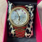 Betsey Johnson  Gold Watch needs battery Photo 0