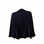 Madewell The Rosedale Boyfriend Black in Crepe Blazer Sz 6 Photo 4