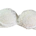 Victoria's Secret NWT Victoria’s Secret Patricia Strapless Padded Lace Elegant White Bra size 34B Photo 0