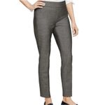Talbots New Pants Chatham Ankle Black Gray Sharkskin Mid Rise Women’s Size 16 Photo 1