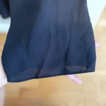 Theory Silk Classic GGT Jumpsuit Off the Shoulder Georgette Black M Boho Chic Photo 13