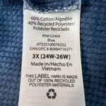 Terra & Sky  Thermal Henley Pullover Womens 3X Cotton Stretch Baselayer Capsule Photo 8