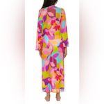 Trina Turk Echo Mesh Retro Multi Maxi Swim Coverup Dress Photo 8