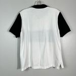 Ralph Lauren Lauren  Embroidered Crest Logo Black White Colorblock Polo Shirt M Photo 6