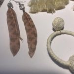 Dress Up Lot Of 4 Women’s Costume Earrings Pierced Dangle Drop - Mixed Materials  Photo 1