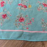 Gap  Blue Pink Floral 100% Polyester Lightweight Scarf Photo 10