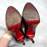 Christian Louboutin Lady Peep 150 Patent Platform Open Toe Pumps Heels Black 36 Photo 9