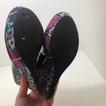 Steve Madden black Gavon tribal print color wedge Photo 4