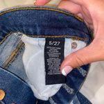 Divided High Waisted Jean Shorts Photo 2