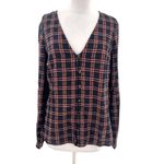 Veronica Beard  Peggy Plaid Blouse Sz 6 Photo 6