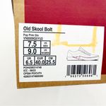 Vans  Old Skool Bolt Pop Pink Glow Lace Up Sneakers Skate Shoes White Pink Photo 13