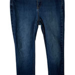 NYDJ Sheri Slim Lift Tuck Dark Wash Jeans Mid Rise Stretch Womens Size 12P Photo 0