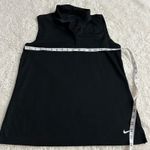 Nike  Golf Women’s Size Large Solid Black Sleeveless Golf Polo Workout Sporty Photo 2