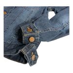 Carhartt Vintage  Women's Denim Jacket Indigo Blue Size SP Pockets Light Wash Photo 8