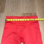 Set Active  Bright Coral Pink Athletic Leggings - Size Medium Photo 4