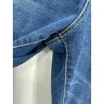 GB Medium Wash Blue Cotton Blend Denim Fringe Hem Skinny Jeans Women's Size 9 Photo 4