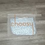 Choosy Light Blue Satin Polka Dot Dress Size Small Photo 14