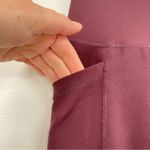 Yogalicious  Lux Burgundy High Rise Full Length Leggings XS Athletic Yoga Pants Photo 5