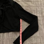 None Womens black cropped sweater Photo 2
