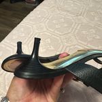 Dolce & Gabbana  Black Sandals with Gold Buckles Photo 6