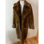 Apparis Siena Brown Faux Fur Teddy Long Coat MEDIUM Photo 1