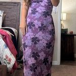 Boutique Dress body con midi Floral Purple Size XS Photo 0