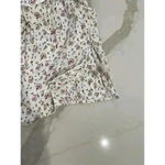 Free People Stay with You Satin Smocked Tank Top Women’s Medium Photo 4