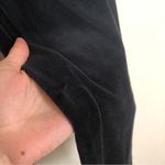 Onque Casuals Black Velour Velvet Wide Leg High Rise Sweatpants Track Pants Photo 5