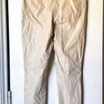 Aritzia Pant Charm High-Rise Ankle-Length Skinny Faux-Leather Light Birch 10 NWT Photo 1