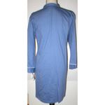 Natori NWT New Designer Womens S SleepShirt Cotton Blue White Supima Cotton Soft Photo 6