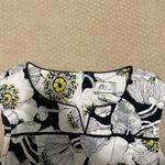 Floral Black and White Dress Size 10 Photo 1