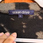 Ocean Drive  womens tie dye open front cardigan black/gray L Photo 2