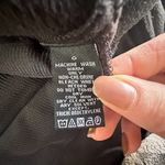 London Fog Womens Black Detachable Hooded Coat Belted Full Zip Stretch Large Photo 6