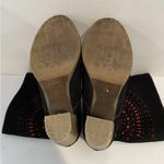 Desigual  EU 37/US 6.5 Black Laser Cut-Out Design Suede Mid Calf Heeled Boots Photo 8