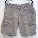 Carhartt  Women Relaxed Fit Cargo Shorts Gray Size 12 Cotton Utility 9" inseam Photo 0