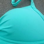 Victoria's Secret Victoria’s Secret Teal Ruched Triangle Halter One Piece Bikini MEDIUM Photo 3