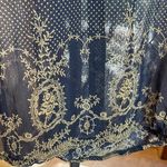 I Heart Nine T Nine Navy Blue Gold Polka Dot Sleeveless Top Size Medium Photo 7