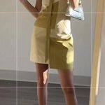 ZARA Patchwork Gabardine Dress Photo 2