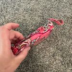 Vera Bradley Call Me Coral Pink Coin Purse Wristlet w/ Zipper & Clear Card Slot Photo 4