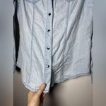 Kenzo Jeans Light Wash Denim Button Down Shirt Sz S Western 90s Streetwear Blue Photo 4