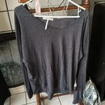 Free People long sleeve off the shoulder sooo cute suze small oversized Photo 4
