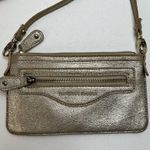 Neiman Marcus Danielle Nicole Vegan Leather Davina Crossbody Bag Mini Gold Metallic Compact Photo 2