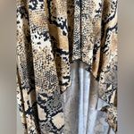 Women’s Boho Snake Print High Low Tunic V Photo 5