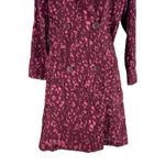 Johnny Was  Zaragoza Linen Lace Double Breasted Trench Coat Red Size S Photo 6