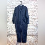 Alex Mill Standard Long Sleeve Cotton Jumpsuit in Dark Navy Blue Size Small Photo 3