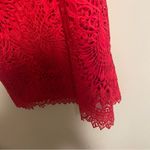Saylor  Pippa Red Lace One-Shoulder Dress- Size XS Photo 6